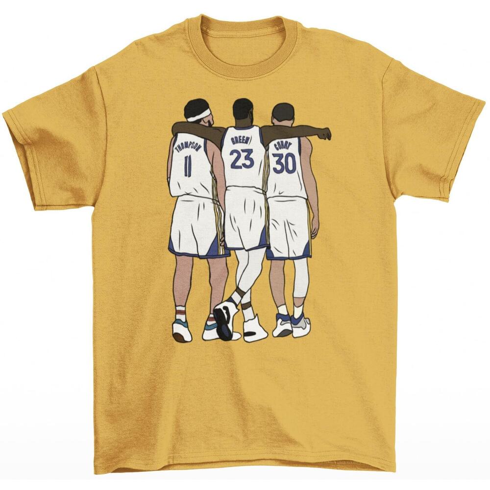Generic Klay Thompson Draymond Green  Steph Curry Big 3 Golden State T-Shirt